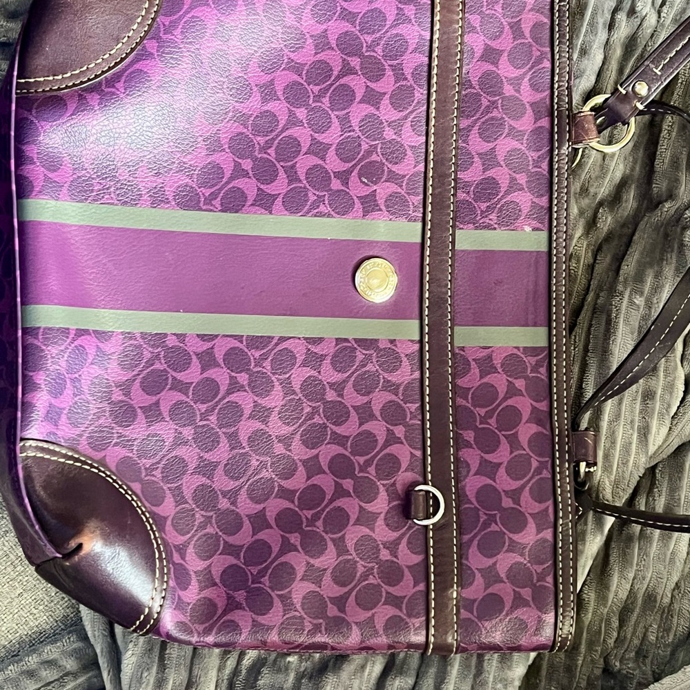 Purple Patterned Women's Bag